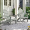 Arceso Adirondack Chair，36 Inch Outdoor Patio Chair，Adirondack Chairs with Cup Holder,  Plastic Adirondack Chairs for Patio, Law, Garden - 2 of 4