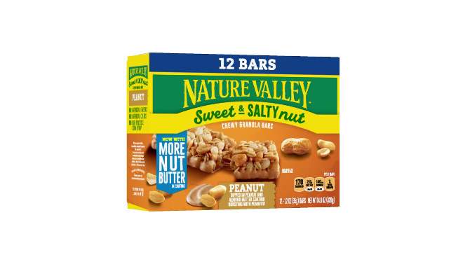Nature Valley Sweet & Salty Nut Peanut Granola Bars - 1.2oz 12ct, 2 of 16, play video
