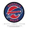Evergreen Ultra-Thin Edgelight LED Wall Decor, Round, Buffalo Bills- 23 x 23 Inches Made In USA - 2 of 4