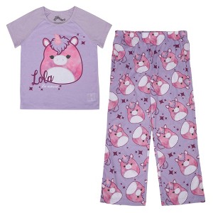 Squishmallows Lola Youth Girls Pajama Set - 1 of 4