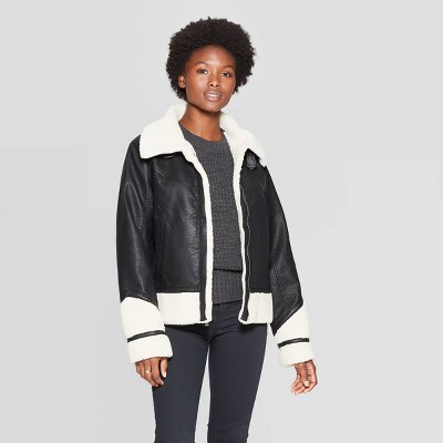 women's sherpa jacket target