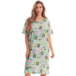 Just Love Short Sleeve Nightgown Sleep Dress for Women - 1 of 3