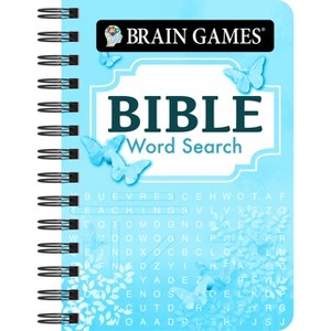 Brain Games - To Go - Bible Word Search (Blue) - by  Publications International Ltd & Brain Games (Spiral Bound) - 1 of 1