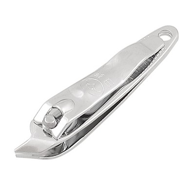 Unique Bargains Fingernail Slanted Tip Metal Nail Clipper Cutter Pedicure  Manicure Tool Silver : Target