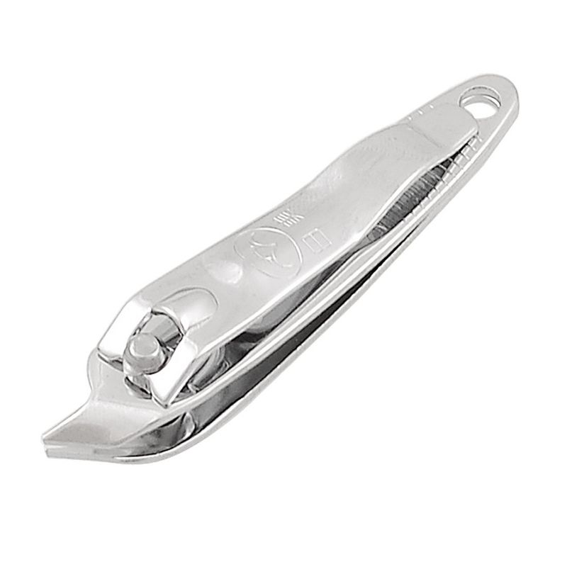 Unique Bargains Fingernail Slanted Tip Metal Nail Clipper Cutter Pedicure Manicure Tool Silver, 1 of 5