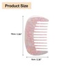 Unique Bargains Anti-Static Pocket Size Wide Tooth for Thick Curly Hair Detangling Comb 1 Pc - 4 of 4