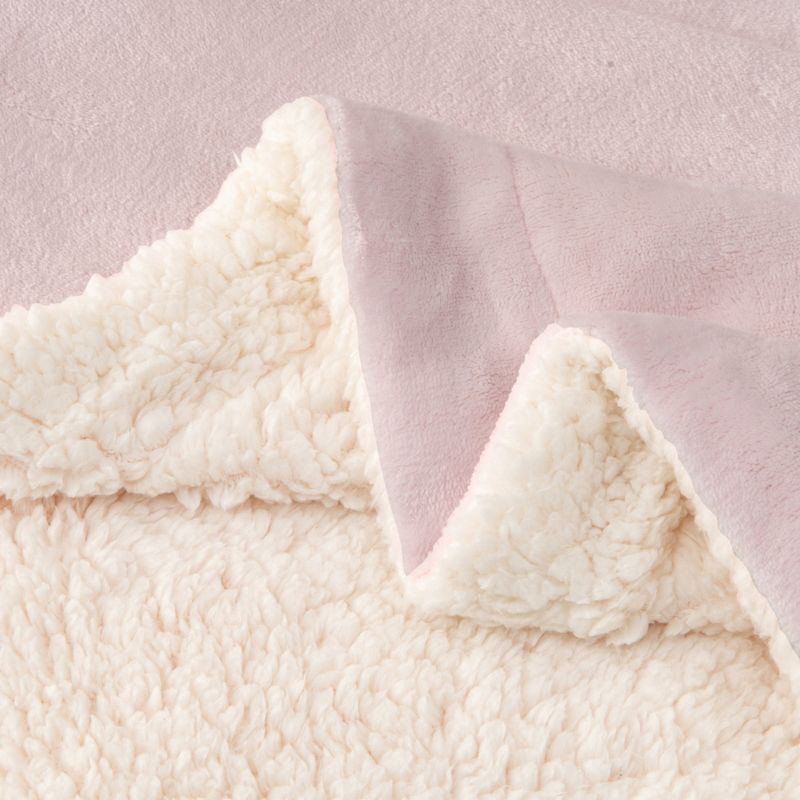 Velvet Plush Soft Fleece Reversible Throw, Warm and Comfortable Bed Blanket - Great Bay Home, 4 of 7