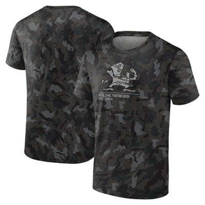 Ncaa Notre Dame Fighting Irish Men s Camo Bi blend T shirt L