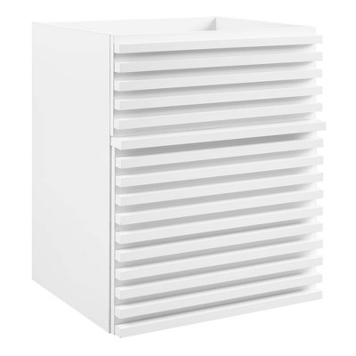 Modway Render 18Inch Wall-Mount Bathroom Vanity Cabinet