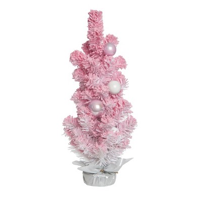Transpac Artificial 24 in. Multicolored Christmas Celebration Tree