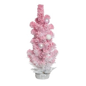Transpac Artificial 24 in. Multicolored Christmas Celebration Tree - 1 of 2