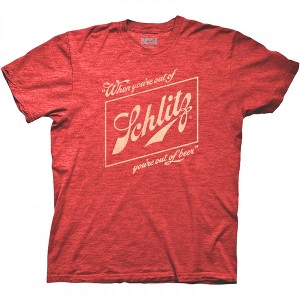 Mens Schlitz When You're Out of Schlitz You're Out of Beer T-Shirt - 1 of 2