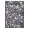Washable Modern Leaves Print Rug, Non Slip Stain Resistant Botanical Low Pile Carpet for Living Room Bedroom Dining Home Office - 4 of 4
