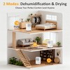 Heynemo 22 Pints Dehumidifier for Home: 1500 Sq.Ft Dehumidifiers with 71OZ Water Tank, Drain Hose for Basement, Bedroom, Bathroom, RV, Garage, White - 4 of 4