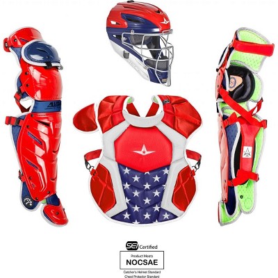 Casque Jambieres Plaque Neuf Équipement De Protection De Baseball Intermédiaire All-Star System7 Axis - Taille USA - Neuf Avec étiquettes Chest Protector