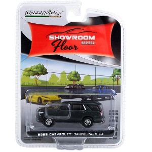 1/64 2022 Chevrolet Tahoe Premier, Evergreen Gray, Showroom Floor 2 68020-D - 1 of 2