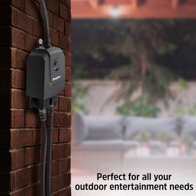 Energizer Smart Wi-Fi Outdoor Plug with Dual Outlets