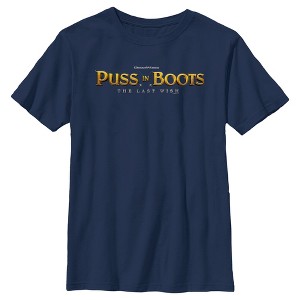 Boy's Puss in Boots: The Last Wish Movie Logo T-Shirt - 1 of 4