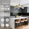 Maxax 28" 5-Light Glass Chandelier - 4 of 4