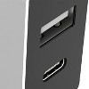 iEssentials® 3.4-Amp Dual Port Wall Charger with USB and USB-C® in White - 3 of 3