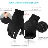 Sportneer Lightweight Running Gloves, Touch Screen Anti-Slip Warm Gloves Liners for Cycling Biking Sporting Driving for Men Women - 3 of 4