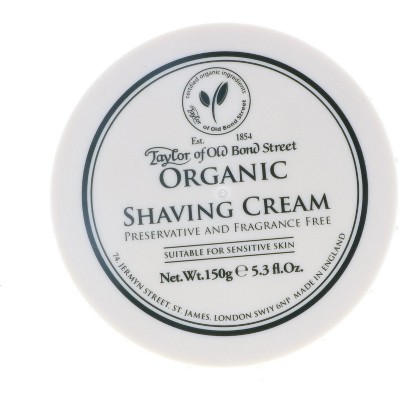 Taylor of Old Bond Street Shaving Cream Bowl, Organic, 5.3 oz