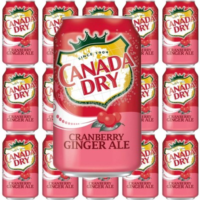 Canada Dry Cranberry Ginger Ale Soda - 12 Fl Oz Can (Pack of 15)