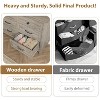 6 Dresser for Bedroom, 47 in Wide Drawer Dresser with Storage Freestanding, Wooden Closet Storage Chest for Living Room, Bedroom, Entryway - 3 of 4