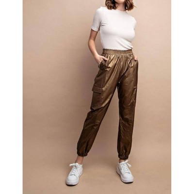 Women's Metallic Utility Cargo Pant - GiGiO