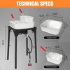 Karl Home Double Fryer With 2 Baskets Propane Burners For Outdoor Cooking - 2 of 4