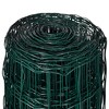 vidaXL Euro Fence Steel 32.8ftx2.6ft Green - 4 of 4