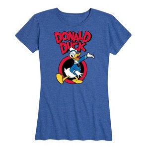 Women's - Disney - Donald Duck Short Sleeve Graphic T-Shirt - 1 of 4