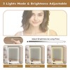 VYNXARIA White dressing mirror and LED light table movable and hidden with 3-color mode touch screen - 3 of 4