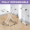 Liquid Stands White Piano Keyboard Stand - X Style Adjustable & Portable Heavy Duty Music Stand for Kids and Adults - Fits 54-88 Key Pianos (White) - 2 of 4