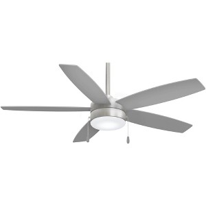 52" Minka Aire Airetor Brushed Nickel LED Ceiling Fan - 1 of 4