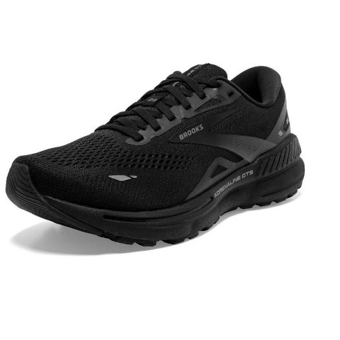 Brooks Men's Adrenaline GTS 23 Running Shoes Black/Black/Ebony, Size 11.5