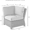 HomeStock Bradenton Outdoor Wicker Sectional Sofa - 2 of 4