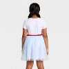 Girls' Wizard of Oz Dorothy Tulle Character Dress - White/Light Blue - 2 of 3