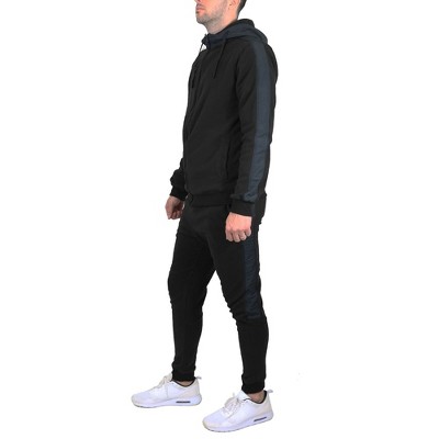 Galaxy R.P. Collection Men's Modern Fit  Full Zip Polar Fleece Hoodie and Jogger 2-Piece Set