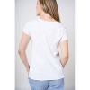 Women's Feather Print T-Shirt - Look Mode USA - 2 of 3