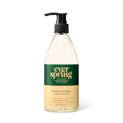 Mandarin & Ginger Liquid Hand Soap - 12 fl oz - Everspring™