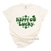 Simply Sage Market S.W.Smiley Happy Go Lucky Smiley Face Garment Dyed Tee - 2 of 4