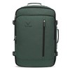 Hynes Eagle 38L Carry on Backpack Wristlet Wallet Set-Green - 2 of 4