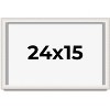 PosterPalooza | Shadow Box 1.5" Depth Silver Picture Frame - UV Acrylic, Backing Board, Hanging Hardware - 2 of 4