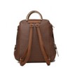 MKF Collection June Vegan Leather Travel Backpack M Logo Printed by Mia K - 4 of 4