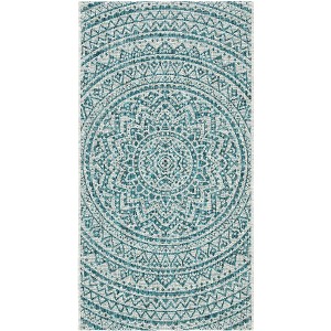 Courtyard CY8734 UV & Stain Resistant Non-Shedding Power Loomed Indoor/Outdoor Rugs - Safavieh - 1 of 4