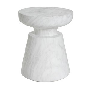 Christopher Knight Home Heike Outdoor Modern Travertine Lightweight Concrete Side Table - 1 of 4
