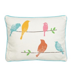 Ashbury Spring Birds Decorative Pillow - Levtex Home - 1 of 3
