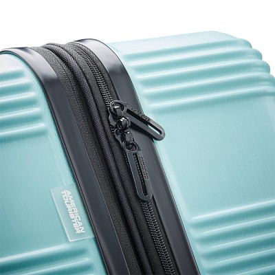 American Tourister NXT Hardside Large Checked Spinner Suitcase - Mint Green