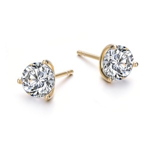 Timeless and elegant cubic zirconia classic stud earring for a dazzling and sophisticated look - 1 of 3